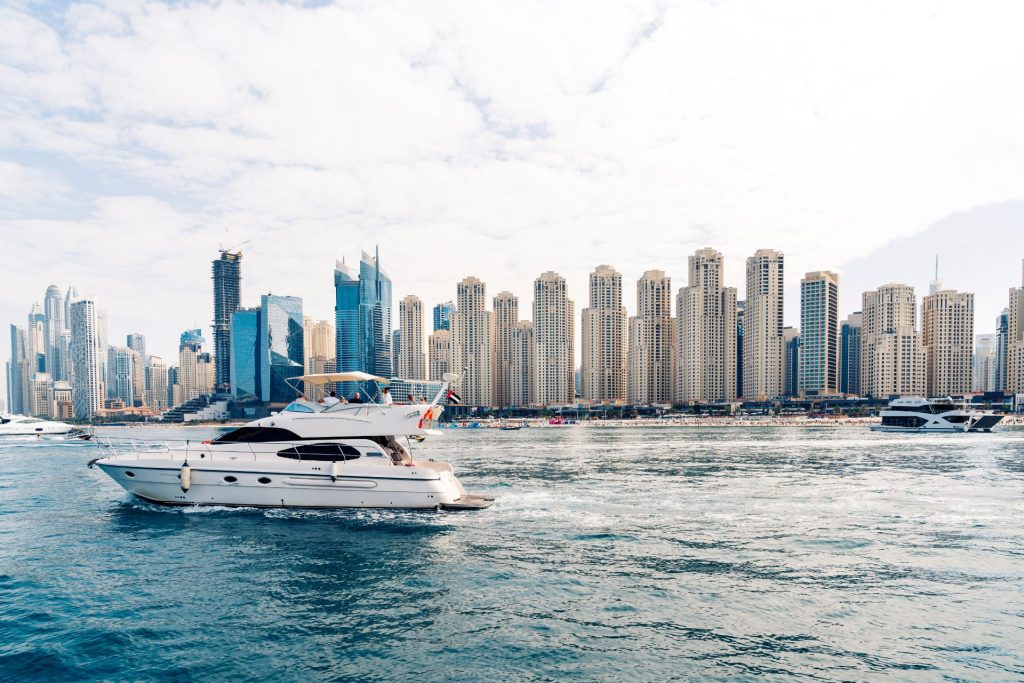dubai marina boat