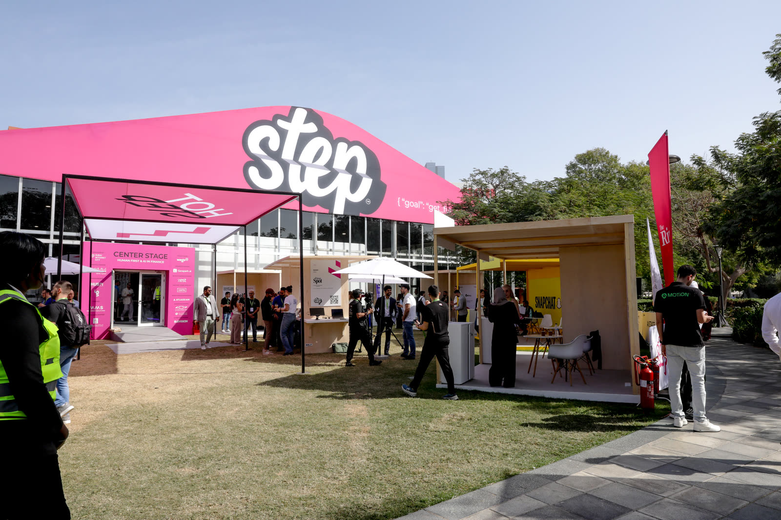 Main-stage session at Step Dubai
